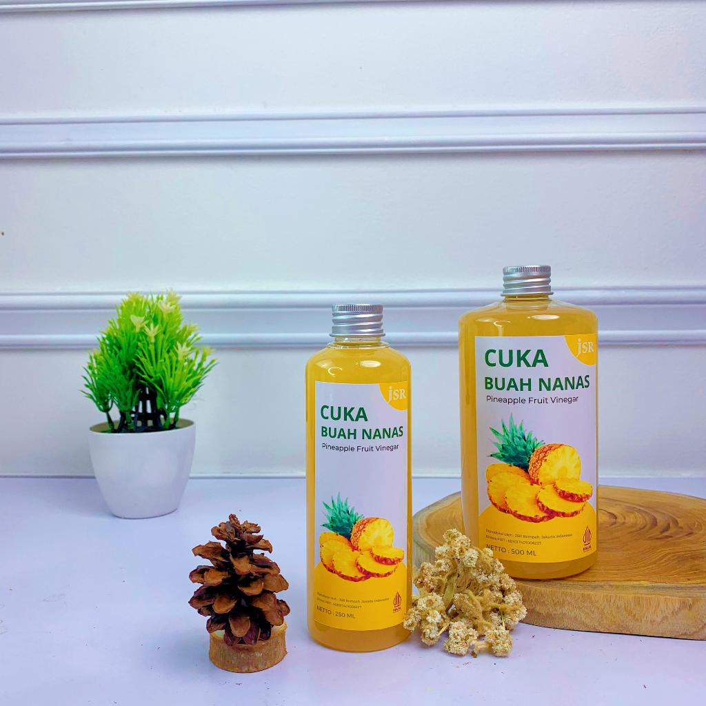 

Cuka Buah Nanas Asli Cuka Nanas Murni Pineapple Cider Vinegar 250 ml 500 ml JSR Rempah