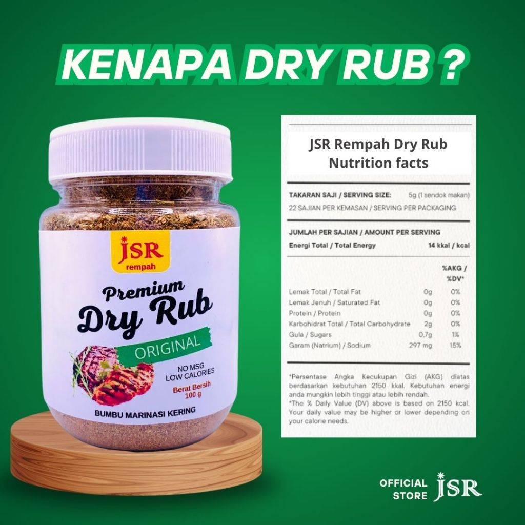 Badhemriki_ Dry Rub Bumbu Marinasi Rendah Kalori Bumbu Seasoning Bumbu Marinasi Ayam Serbaguna 100