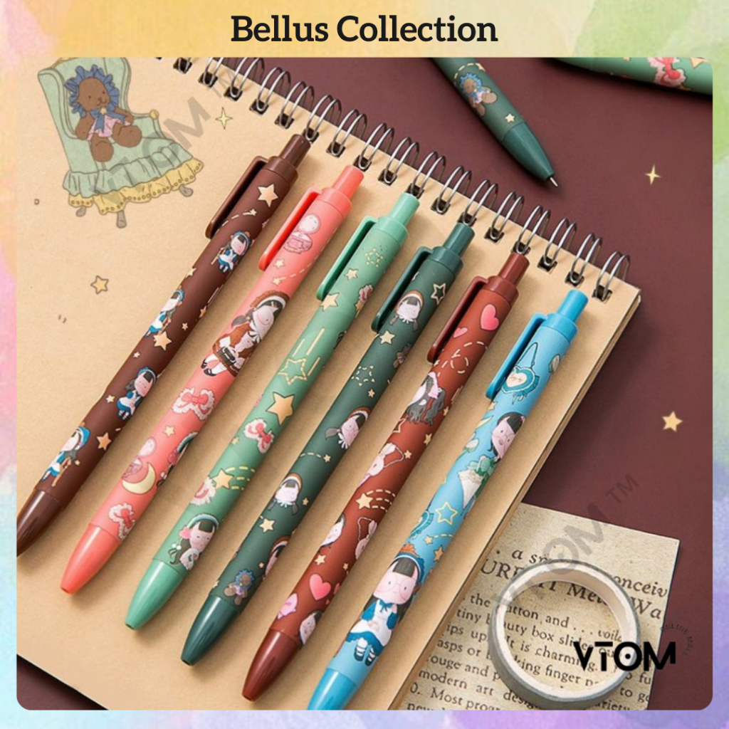 

PULPEN GEL 0.5MM MOTIF ✨KAWAI GIRL✨ MEKANIK LUCU 1 PCS ATK MURAH BERKUALITAS PENA GEL MEKANIK LUCU