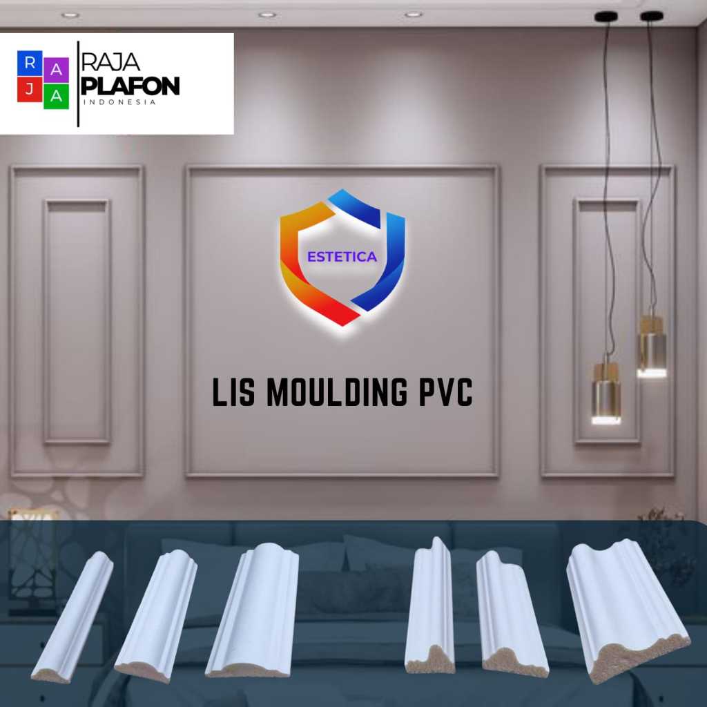 Wall Moulding List Dinding Profile PVC Moulding Molding Anti Air Rayap