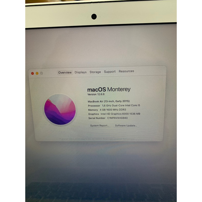 MACBOOK AIR 2015 13inch second