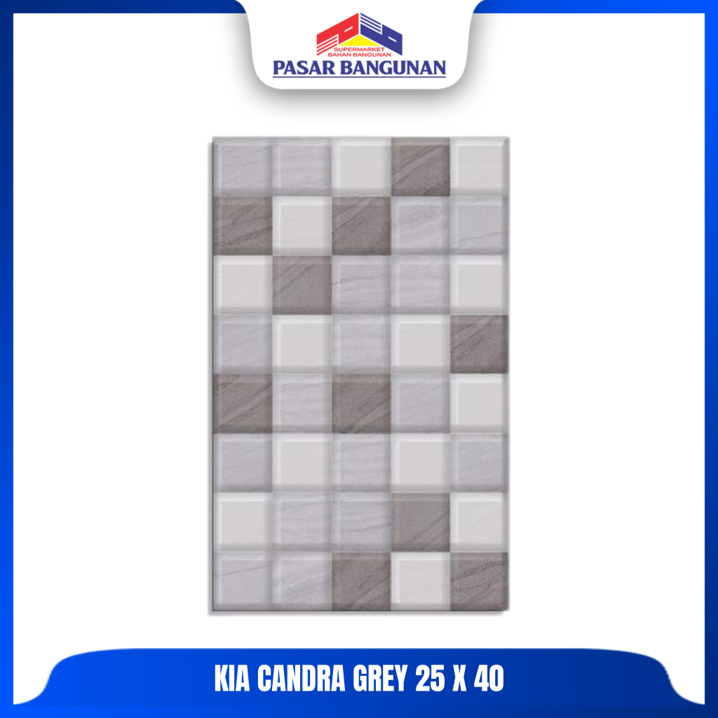 KIA Keramik Candra Grey 25x40