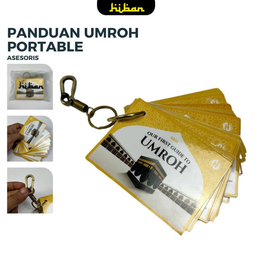 Buku Pegangan Tangan Doa Mini Perlengkapan Haji dan Umroh Hiban Store