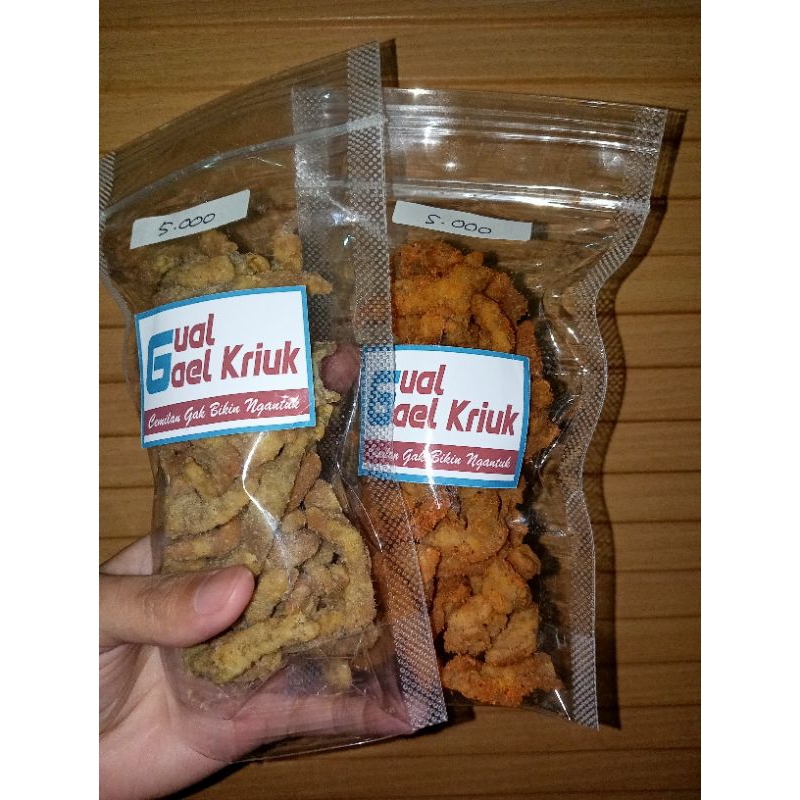 

Cemilan Gual Gael Kriuk homemade USUS KRIUK