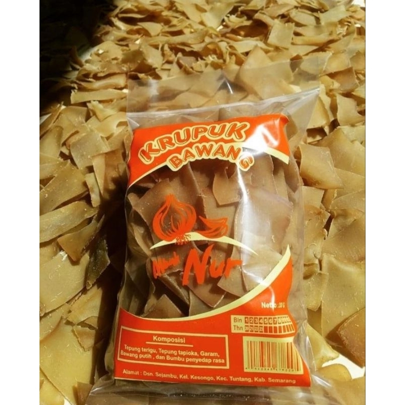 

kerupuk bawang mentah 250gr