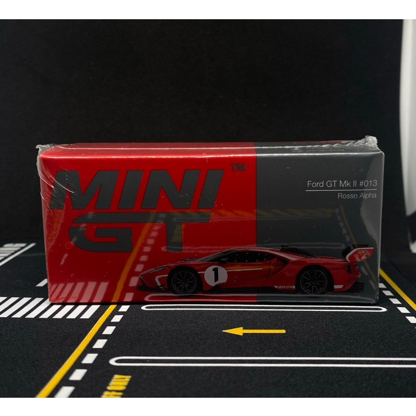 MINI GT 603 FORD GT MK II #013 ROSSO ALPHA Red