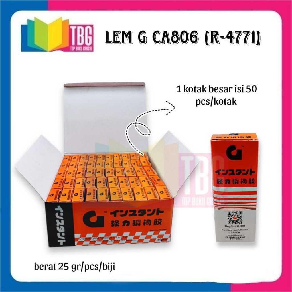 

1 PCS LEM G CA806 SUPER GLUE / LEM G SERBAGUNA / LEM KOREA KUAT BERKUALITAS (R-4771)