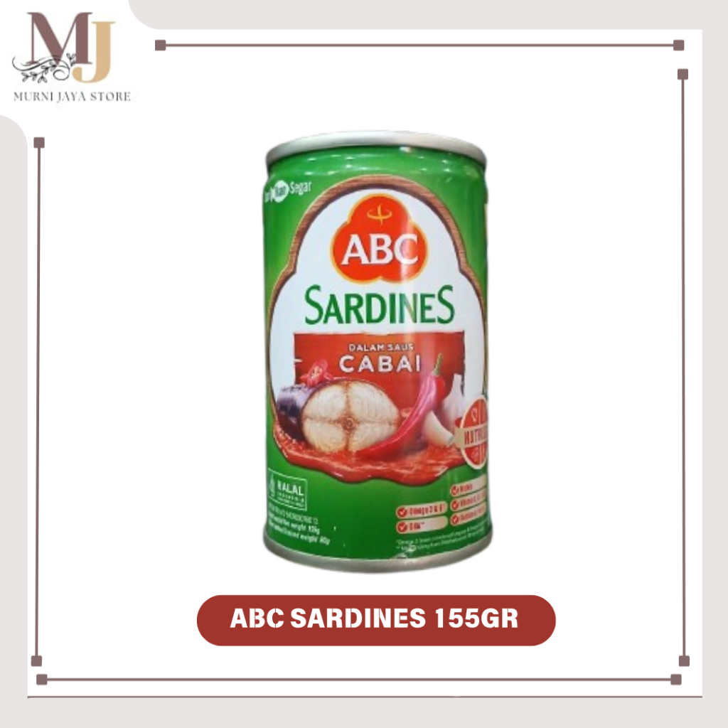 

ABC SARDINES CABAI 155gr
