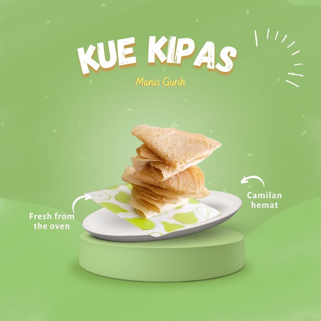 

Kue Kapit Kipas Renyah - Manis Gurih
