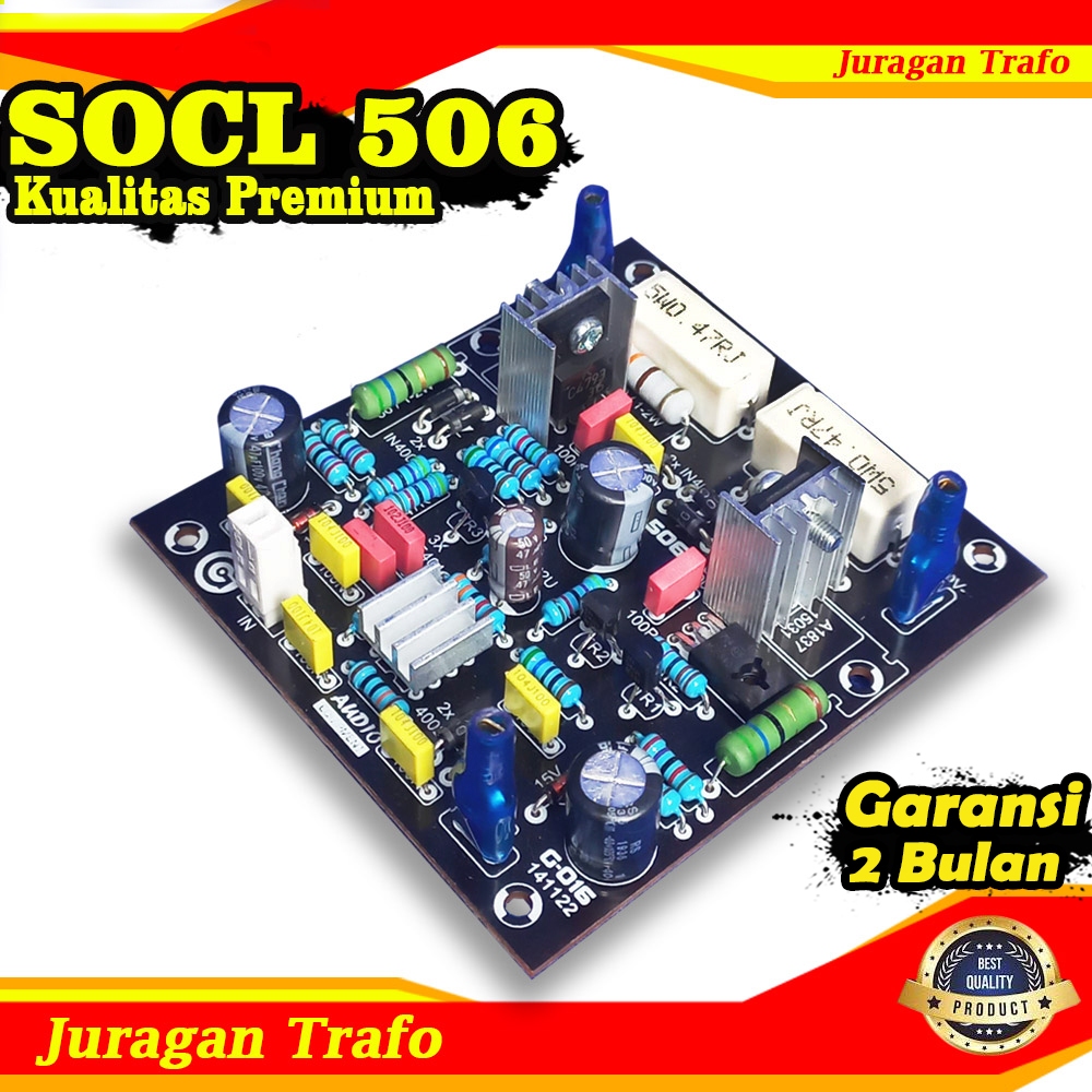 Kit Power Amplifier SOCL 506 - 504 ORIGINAL Kualitas Super Premium