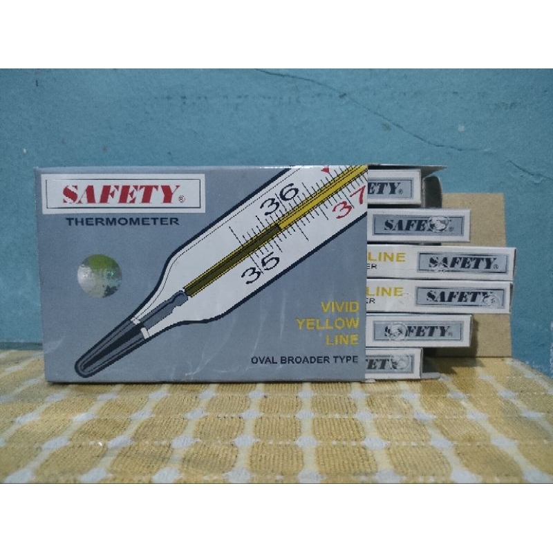 Termometer manual safety/Termometer pengukur suhu tubuh