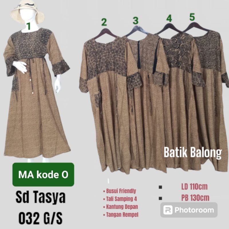 Sekdress Tasya 032 G/S by Batik Balong