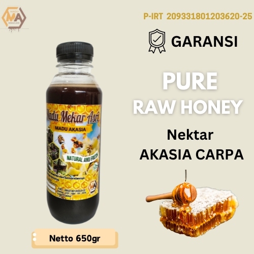 

650 gr || nektar Akasia Carpa || Madu Mekar Asri Madu Murni Asli 100%