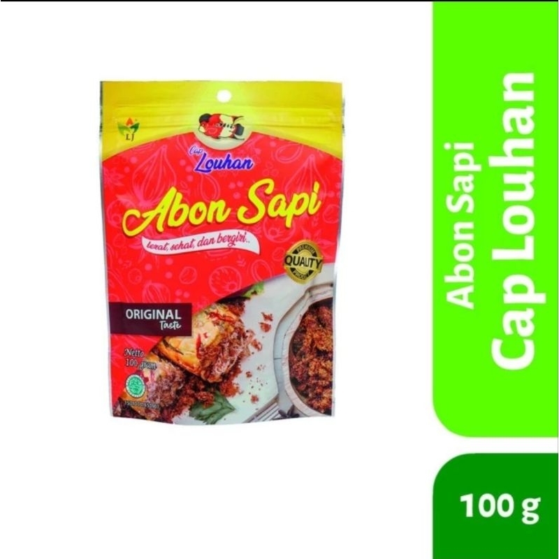 

Abon Sapi Cap Louhan 100gr