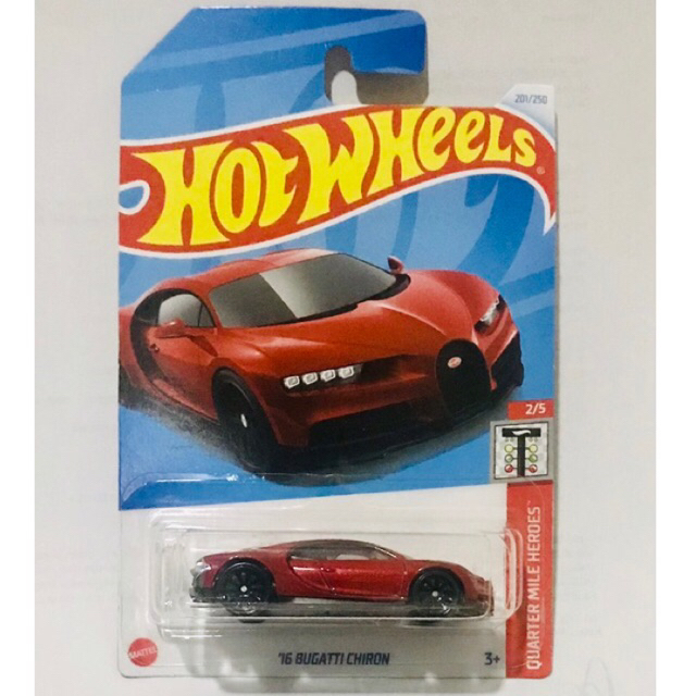 HOT WHEELS - 16 BUGATTI CHIRON  Red