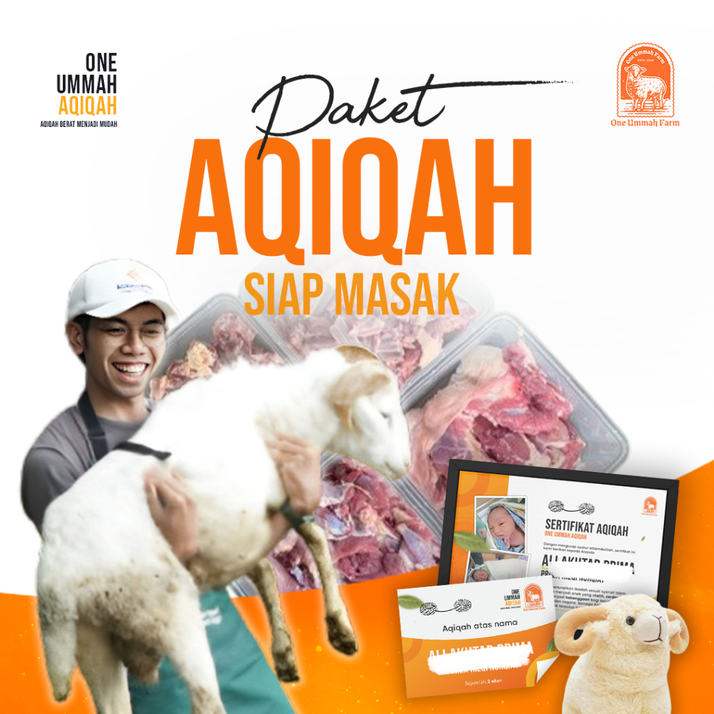 

PAKET AQIQAH MENTAH SIAP MASAK | ONE UMMAH AQIQAH | AQIQAH DAN QURBAN BANDUNG | AQIQAH SESUAI SYARIAT