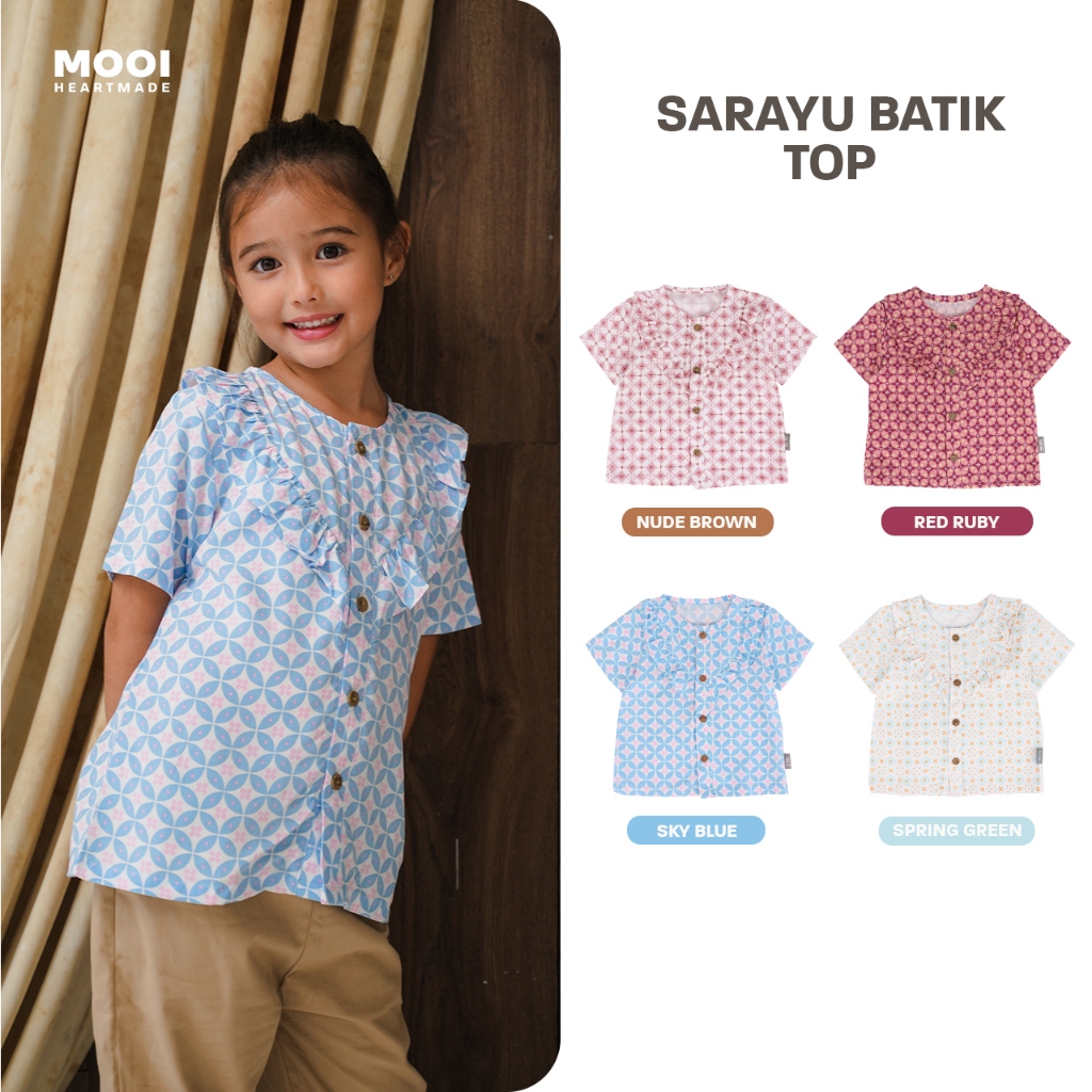 Mooi Atasan Batik Anak Perempuan Sarayu Batik Top