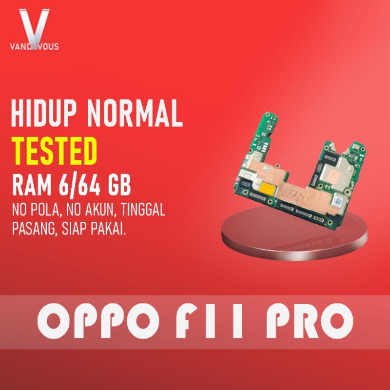 Sparepart Mesin Hidup Oppo F11 Pro