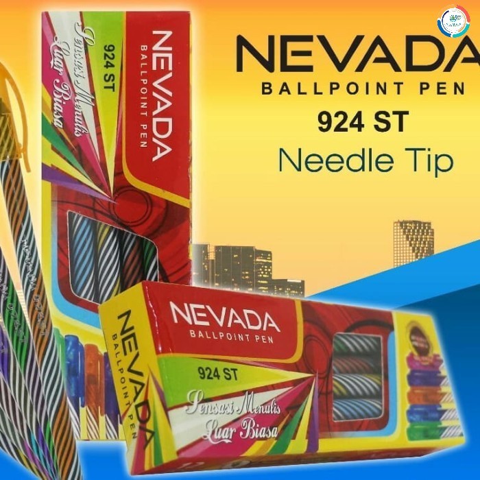 

Nevada Pulpen Pena Ulir Lilin Murah 924 ST | @ 1Ktk=12 Pen