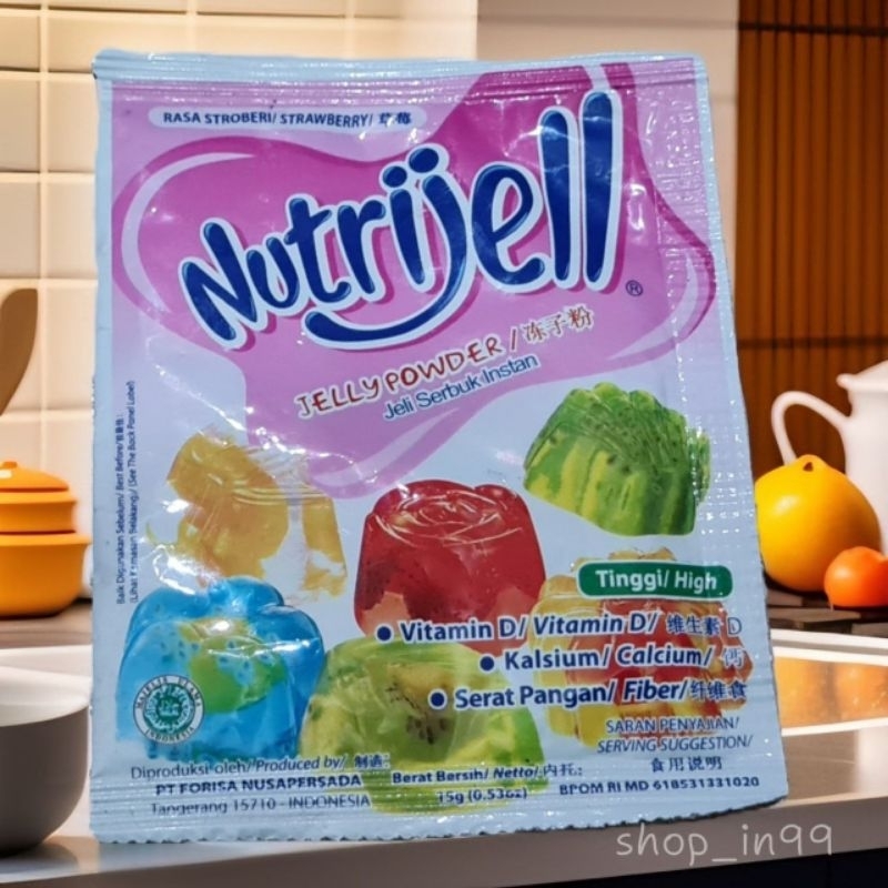 

Nutrijell Jelly Powder Rasa Strawberry 15g