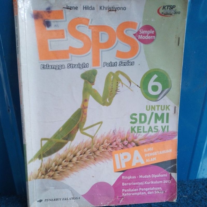 BUKU ESPS IPA / ILMU PENGETAHUAN ALAM KELAS 6 SD KTSP BERBASIS KURIKULUM 2013