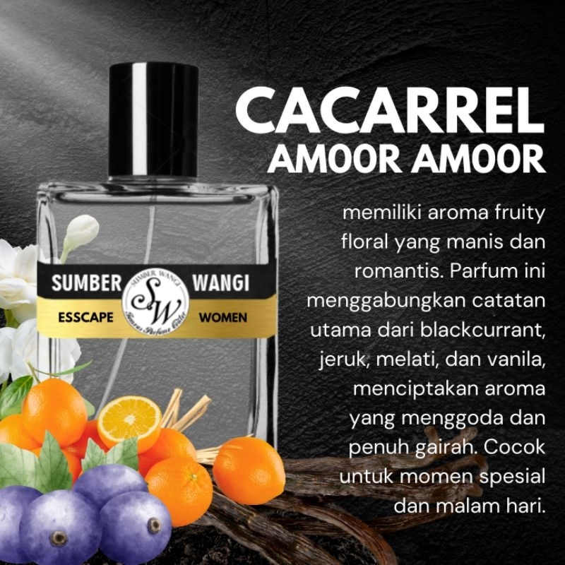 Chacarel Amor Amor /Diamor Women / Parfum Best Seller / Parfum Bibit / Parfum Wanita