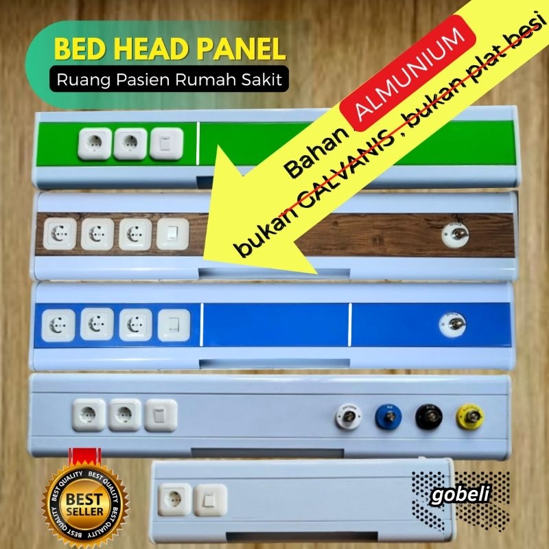 bedhead unit ruangan pasien - bed head - furniture rumah sakit