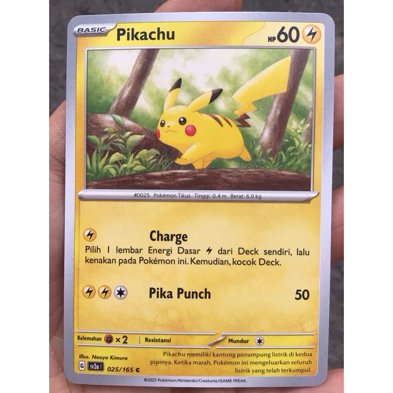 KARTU POKEMON PIKACHU