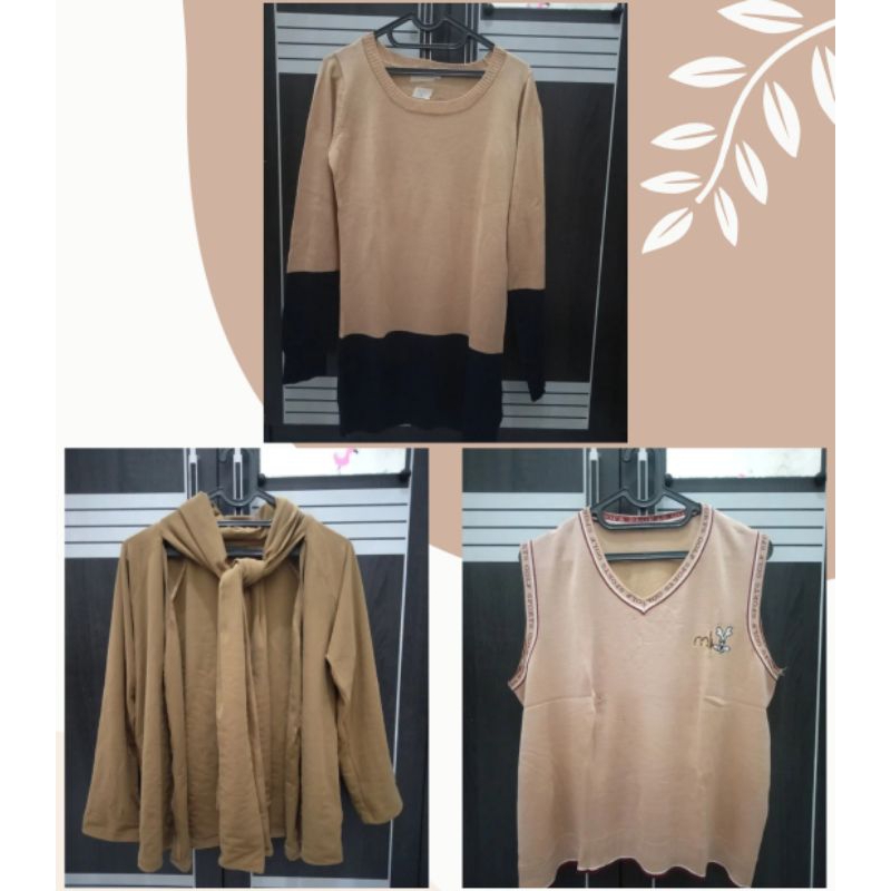 Etalase 1 Preloved / baju bekas / rajut / sweater / crop / PL / oversize / cardigan / vest