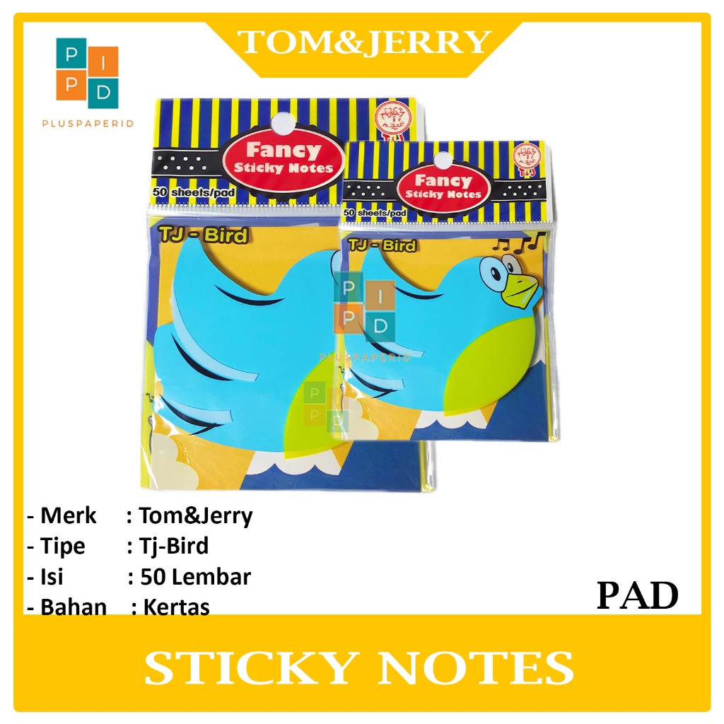 

TOM & JERRY - Sticky Note Fancy TJ Bird - Pad