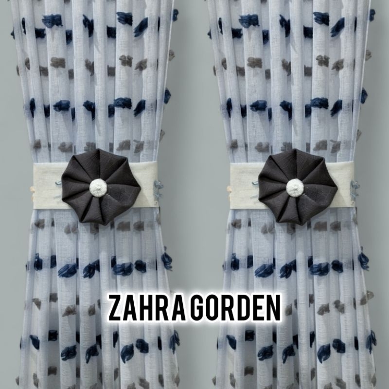 Gorden Kupukupu Ruby/Tirai minimalis kain jendela ruby gorden jendela panjang