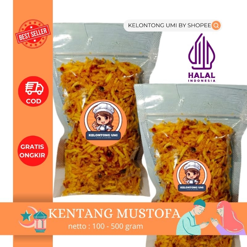 

KERIPIK KENTANG MUSTOFA Kering Manis Gurih Halal