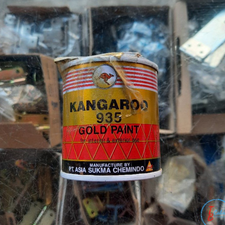 

LARISSS ABIEZZZ Cat Besi Warna Emas KANGAROO Gold 935 1 gram Cat Besi warna Gold