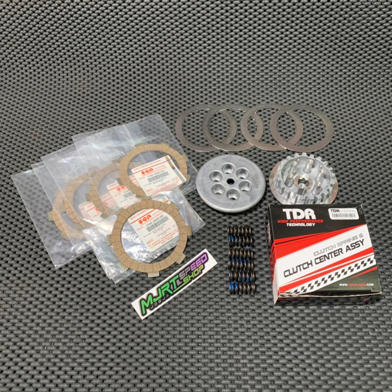 PAKET RUMAH KOPLING JUPITER - F1ZR SET 6 PER DAN 5 PER + KAMPAS FR ORIGINAL + PLAT KOPLING FR TOTOL 