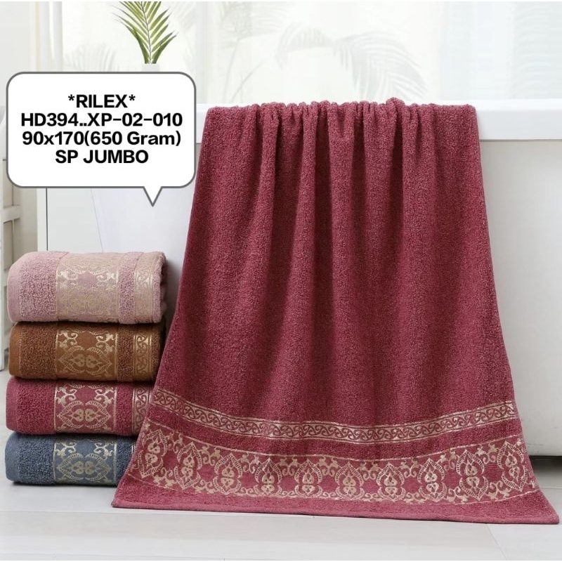 Handuk RILEX SUPER JUMBO size 90x170 Daya Serap Tinggi