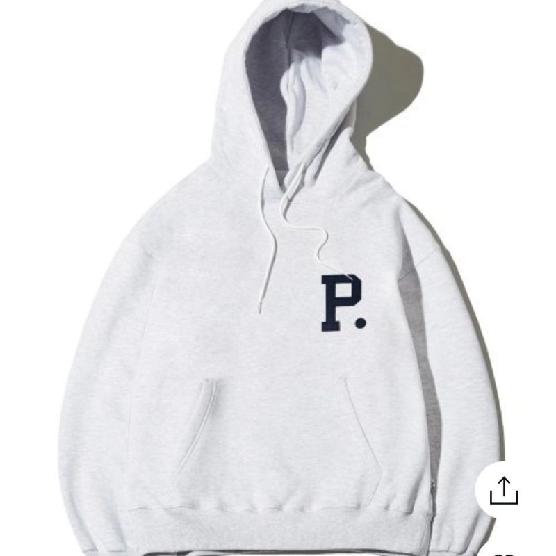 Codegraphy P Logo Oversized Korean Hoodie