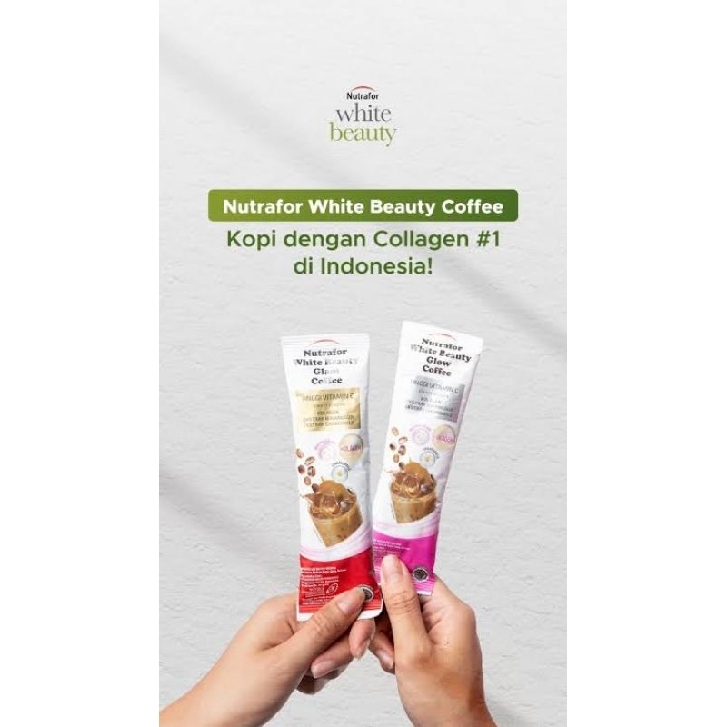 

KOPI KOLAGEN NUTRAFOR WHITE BEAUTY GLAM COFFEE BOX 5 SACHET