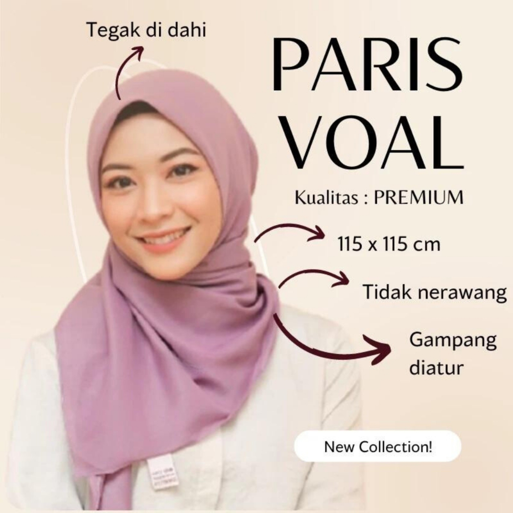 Hijab paris premium kerudung paris jilbab paris segi empat krudung paris jadul premium