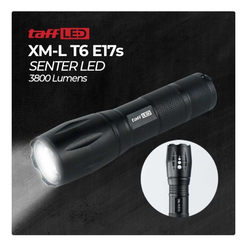 TaffLED Senter LED 3800 Lumens