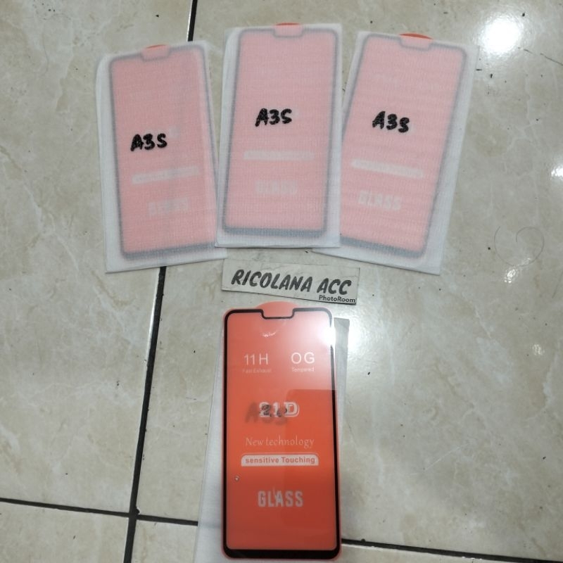 TEMPERGLASS TG FULL OPPO A3S GROSIR MURAH OPPO A3S PELINDUNG LAYAR HP OPPO A3S