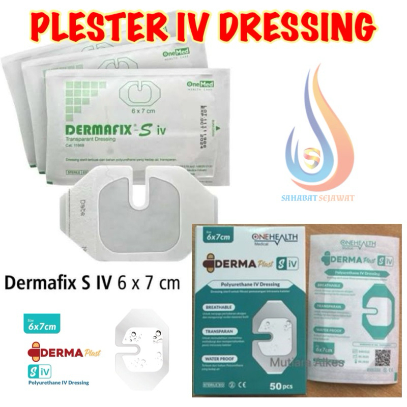 PLESTER s IV DRESSING / DERMAFIX S IV / DERMAPLAS S IV PCS