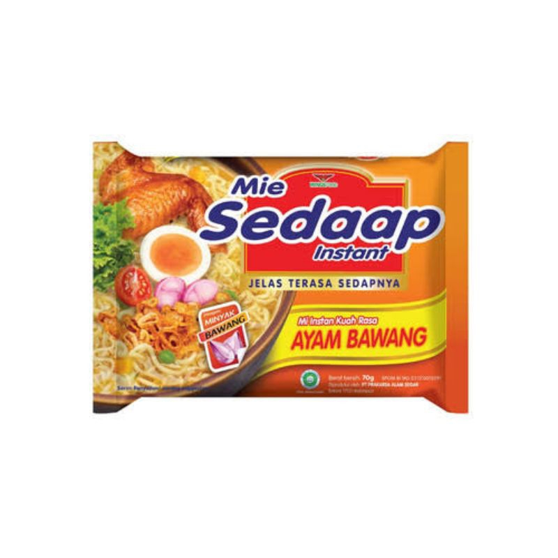 

Mie Instan SEDAAP rasa AYAM BAWANG