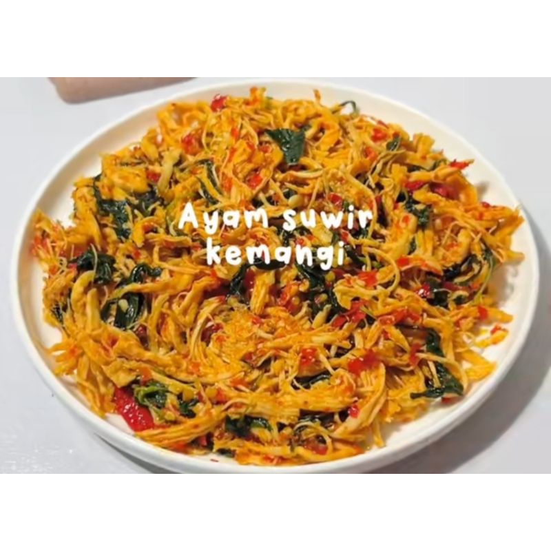 

sambal ayam suwir kemangi