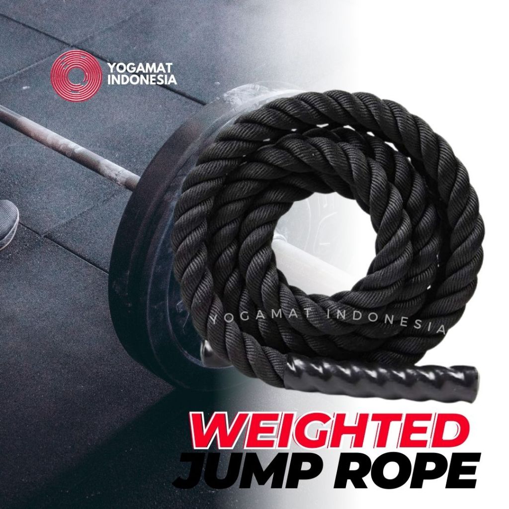 Heavy jump rope / heavy jumping rope / Weighted Jump Rope / Tali Skipping Jump Rope 1kg