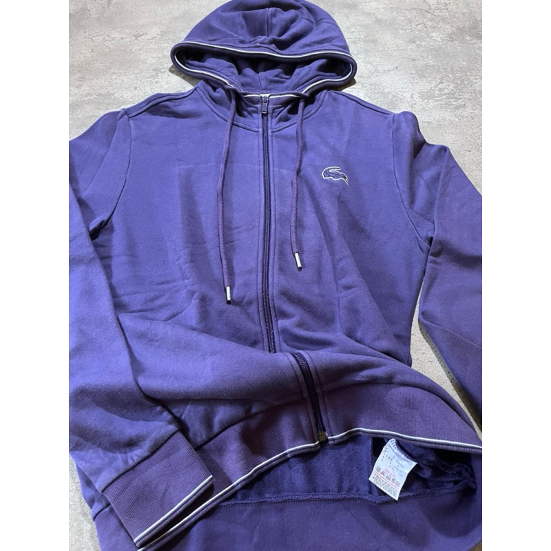 THRIFT JIP HOODIE LACOSTE ORIGINAL SECOND BRAND