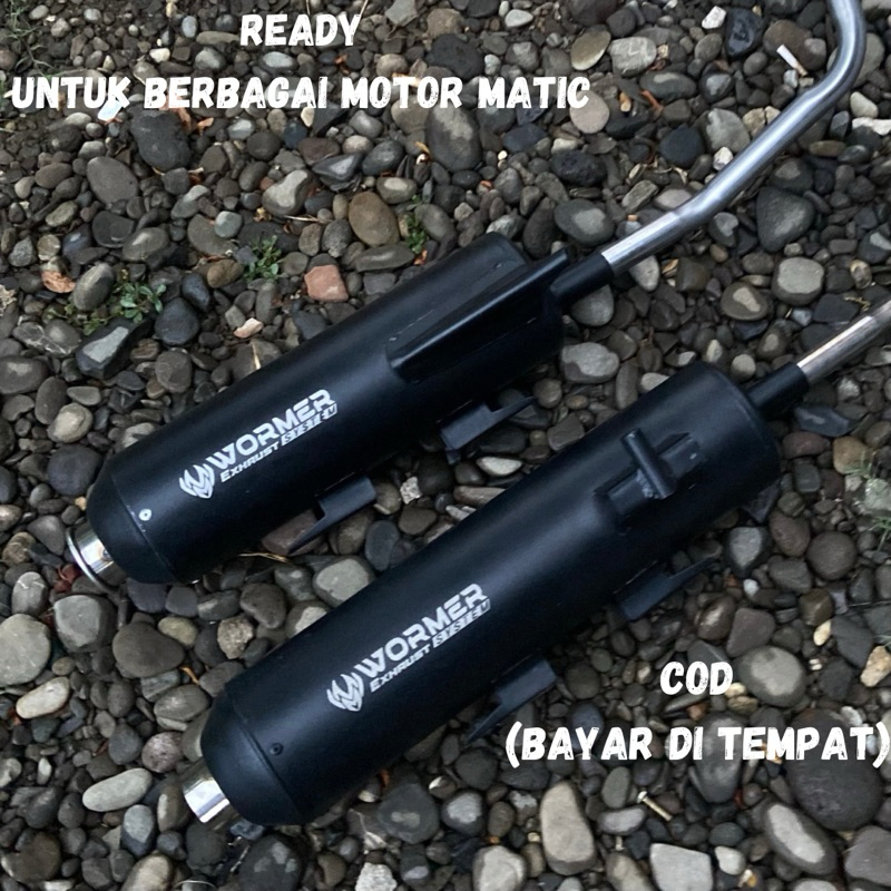 TERMURAH Knalpot Original Standar Racing Copy CMS Ngebass no mber standar racing untuk beat fi beat 