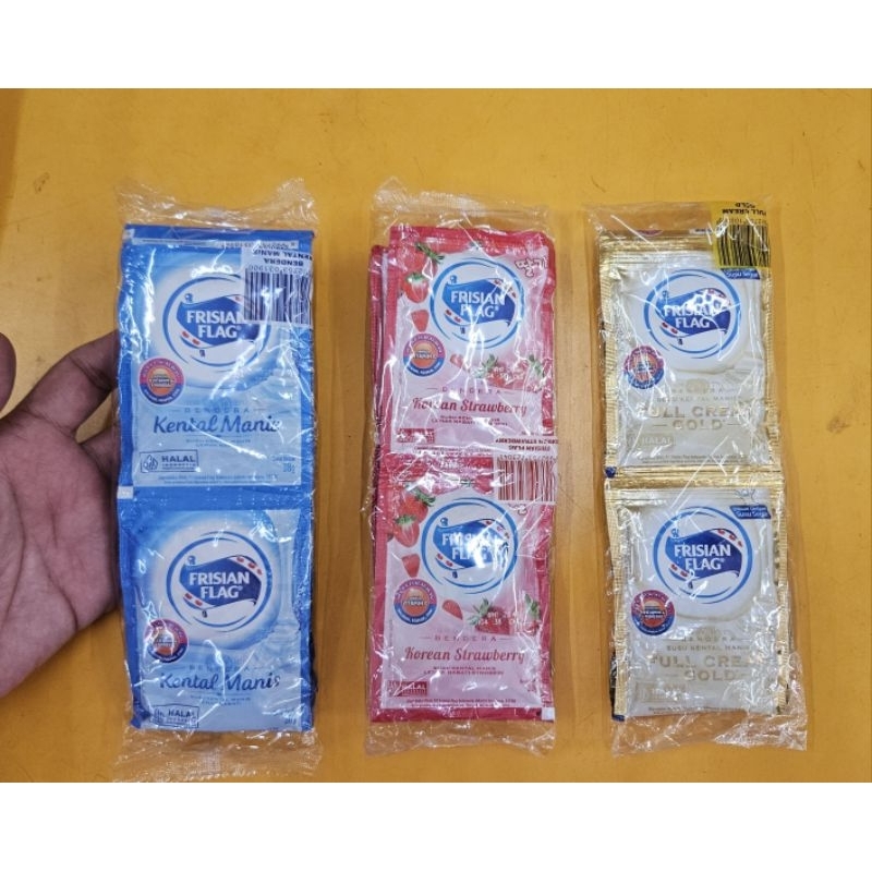 

PACK 6S - BENDERA SUSU KENTAL MANIS SACHET / FRISSIAN FLAG SKM (PACK ISI 6 PCS)