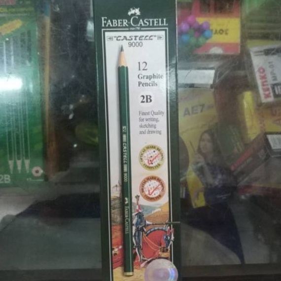 

DASYAT PENSIL 2B FABERCASTELL isi 12