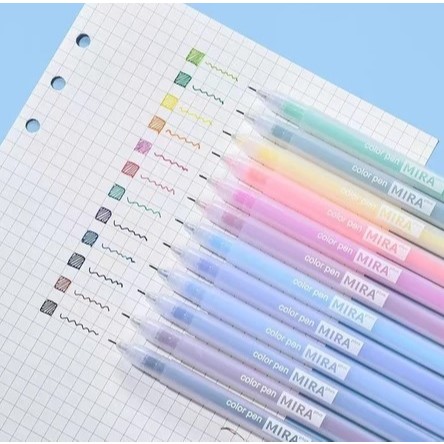 

COD 1 SET 10PCS COLOR GEL PEN 10 WARNA 0.50MM / PULPEN GEL WARNA WARNI 0.50MM FS