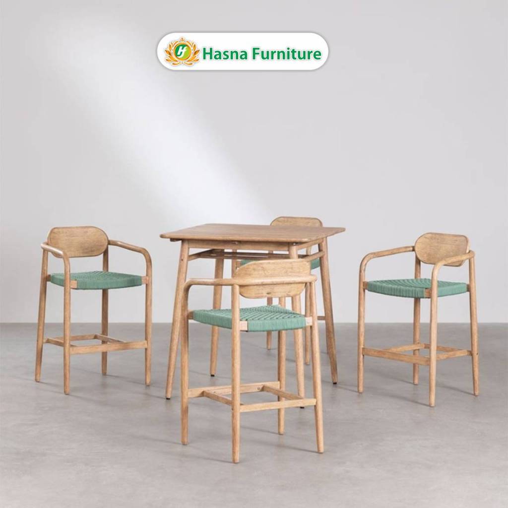 Set Meja Makan Bar Minimalis Modern